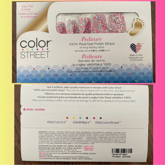 NEW Color Street: Belgium Buttercup & Dansk All Night • Nail Polish Strips - Picture 5 of 5